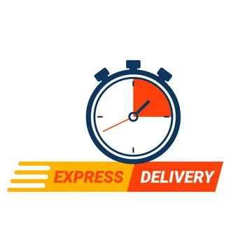 Express delivery service logo. Stock Illustration