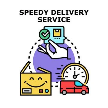 Express delivery service tracking order logistics イラスト素材