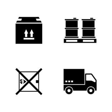 Express delivery. Simple Related Vector Icons Stock Illustration