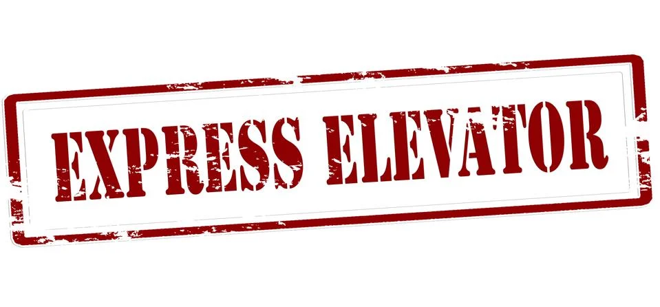 Express elevator Stock Illustration