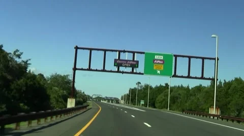 Express ezpass Video stock 8601569