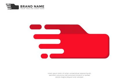 Express file logo Stock Illustration