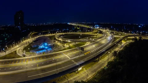 Express highway in Thailand. Stock Footage 60237151