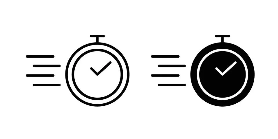 Express icon design. Simple Vector illustrations.. Stock Illustration