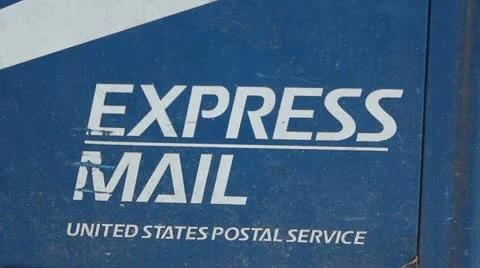 Express mail Mailbox Video stock 20445795