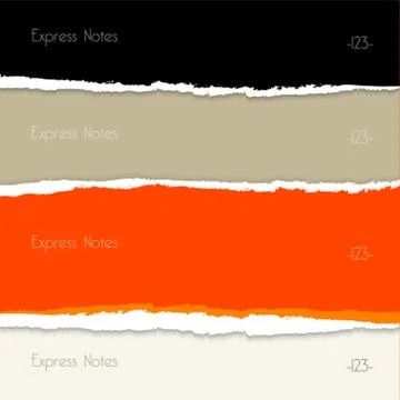 Express notes Stock Illustration