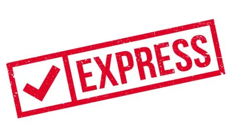 Express rubber stamp Stock Illustration