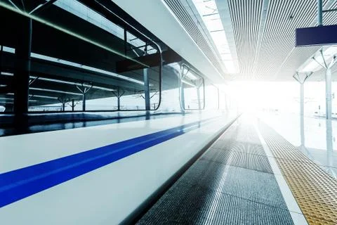 Express train Stock Photos