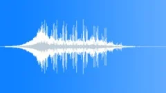 Express train slowing passing through crossingSound Effect