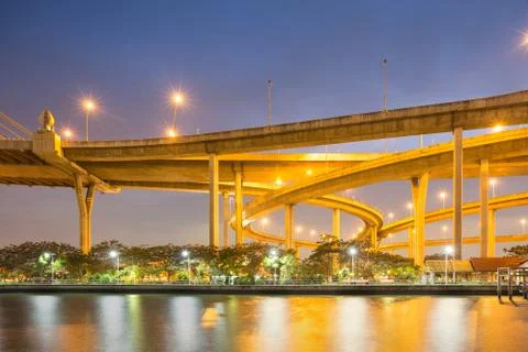 Express way 库存照片