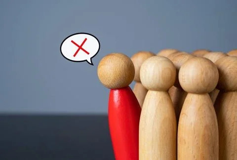 Express your protest. Proactive people in society. Individuals in society ... Stock Photos