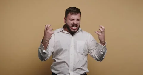 Expressing emotions through gestures in a lively performance capturing raw .. Stock Footage 329110296
