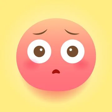 Expression of emotion concept set. cartoon illustration emotion face of human Stock Illustration