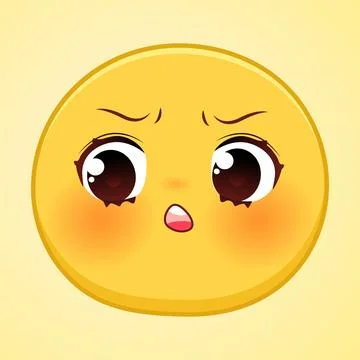 Expression of emotion concept set. cartoon illustration emotion face of human Stock Illustration