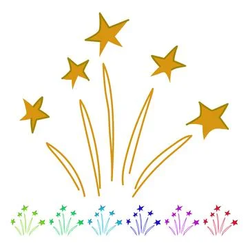 Expression exclamation doodle vector cartoon graphic イラスト素材