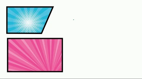Expression speech bubble with bundle of elements pop art style Stock Footage 120497015