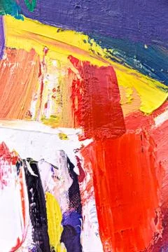 Expressive brush strokes Stock Illustration