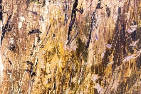 Expressive brush strokes Stock Illustration