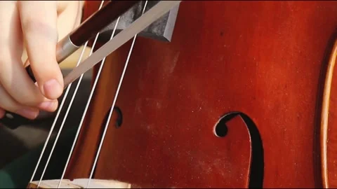 Expressive Cello Playing Stock Footage 144971139