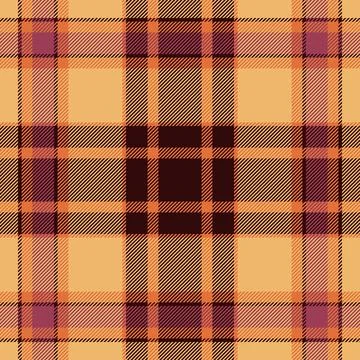 Expressive check fabric pattern, large tartan texture vector. Outfit seamle.. Illustrazione stock