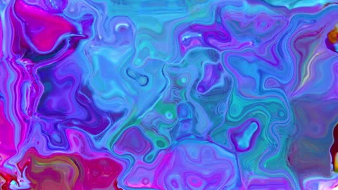 Expressive Color Paint Motion With Expanding Color Space Stock Footage 337445682