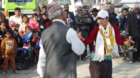 Expressive dance with gestures Video stock 61537568