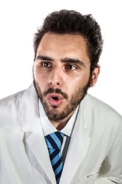 Expressive doctor Stock Photos