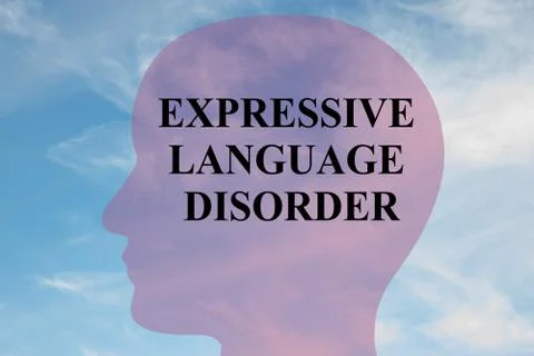 Expressive Language Disorder concept Stock-Illustration
