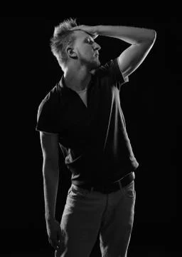 Expressive man Stock Photos