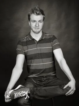 Expressive man Stock Photos