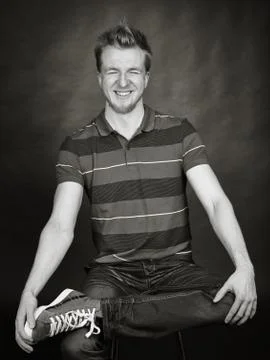 Expressive man Stock-Fotos