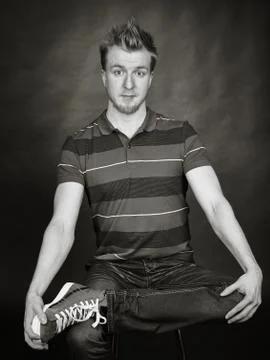 Expressive man Фото