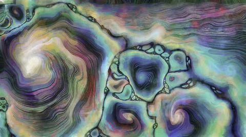 Expressive multicolor abstract painting background Illustrazione stock