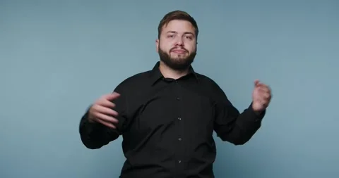 Expressive performance captures emotions in four dynamic frames of a man's .. Stockbeeldmateriaal 329111102