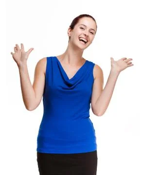 Expressive redhead. Stock Photos