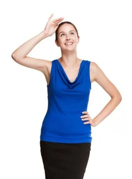 Expressive redhead. Stock Photos