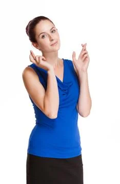 Expressive redhead. Stock Photos