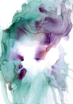 An expressive shining emerald splash similar to a stylized image of a wolf. A Stock Illustration