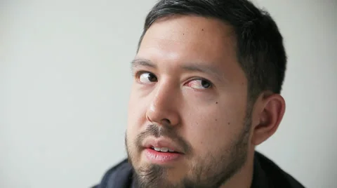 Expressive young man talking Stock Footage 39415904