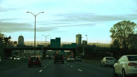 Expressway Boston Stock-Footage 12760561