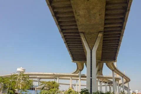 Expressway in the city Foto stock