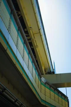Expressway elevated lines Stock Photos