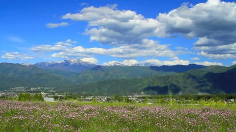 Expressway in Nagano Prefecture. Stock Footage 38459548