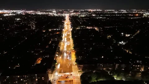 Expressway at night Stock Footage 280207267