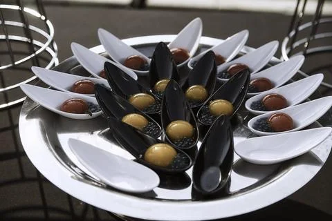 Exquisite Culinary Artistry Stock Photos