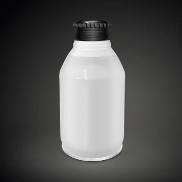 Exquisite glass bottle Stock Illustration