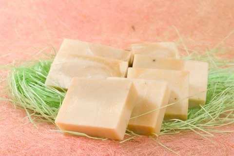 Exquisite handmade soap 스톡 사진