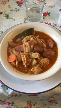 Exquisite lentil stew with beef Stock Photos