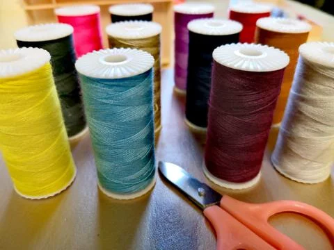 Exquisite needle and thread Stock-Fotos