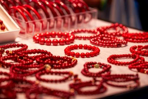 Exquisite ruby bracelet jewelry 写真素材